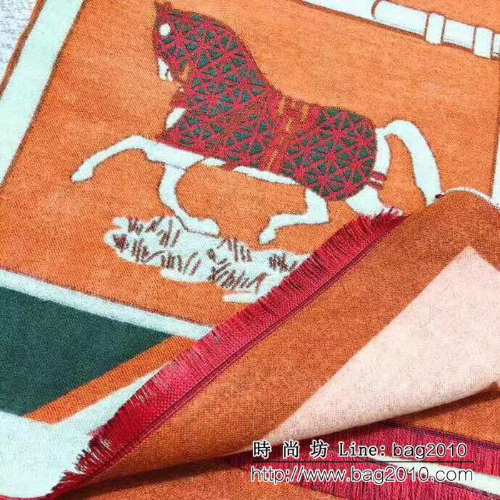 HERMES愛馬仕專櫃品質 2018早秋新品 絲羊絨圍巾 LLWJ6017